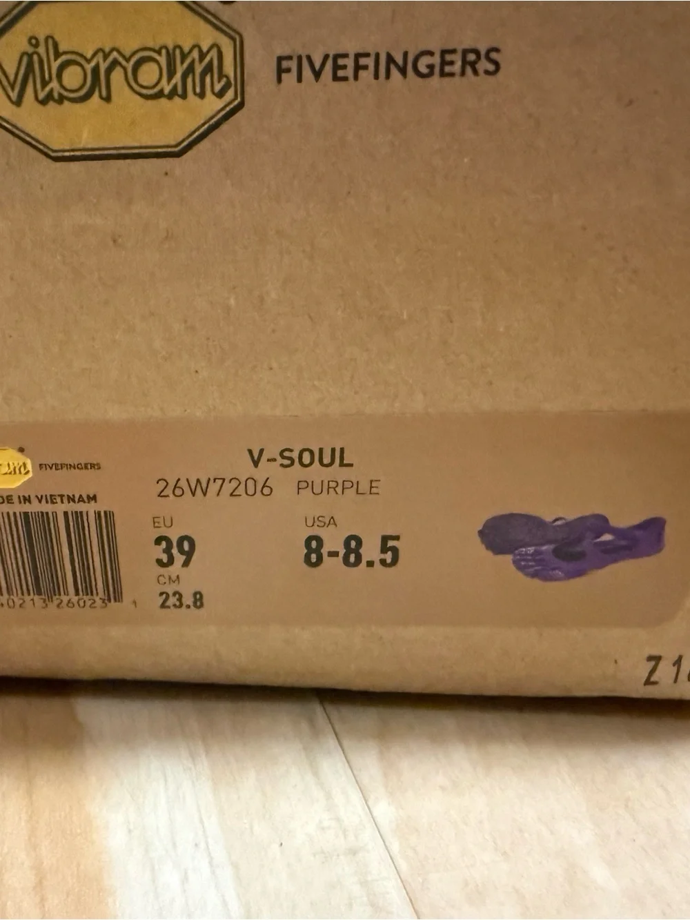 Vibram Women's FiveFingers Purple Toe-Ring Athletic Shoe